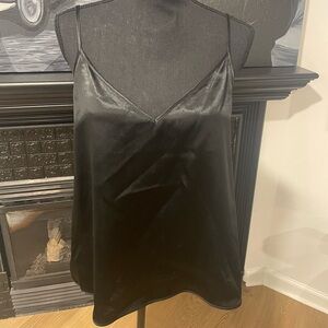 Babaton satin v-neck tank